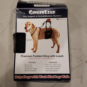 GingerLead Dog Support Rehab Harness